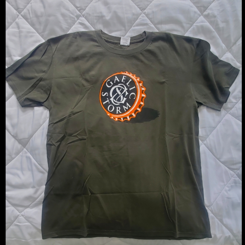 Anvil Organic TShirt, Large, Army Green